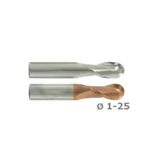 P606/618 - Gömbvégű keményfém maró HardCut, 2-élű