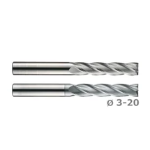 P661/662A - Keményfém ujjmaró Alcrona, 4-élű hosszú