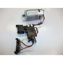 Egyenáramú motor + kapcsoló