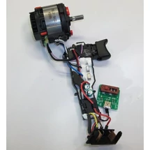 Egyenáramú motor + kapcsoló