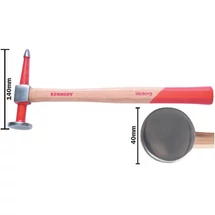 Simító kalapács körszelvényű vésőéllel 450g 