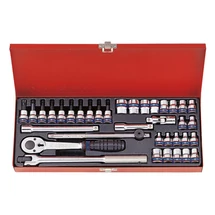 36 részes kézi dugókulcs készlet, hatszögű 3/8'' 