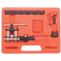 Kompakt csőperemező szerszám csővágóval, csősorjázóval