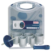 Keményfém-szemcsés fúrókorona készlet 8 részes 