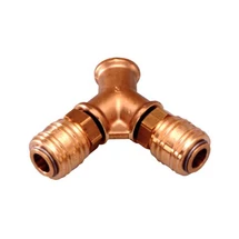 Kettős elosztó gyorscsatlakozóval 1/4'' belső menettel 