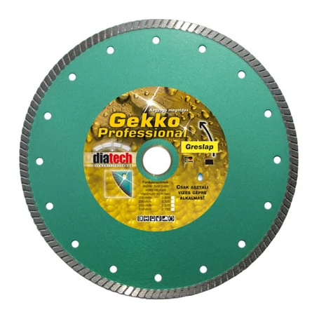 Gekko 180x1,8x30/25,4 mm gyémánttárcsa