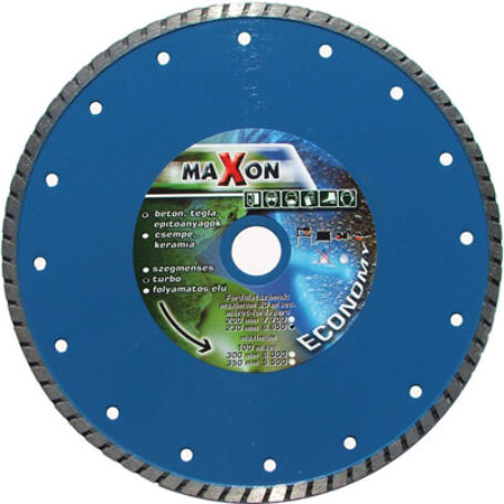 MAXON 125x7x22,23mm-es turbo gyémánttárcsa