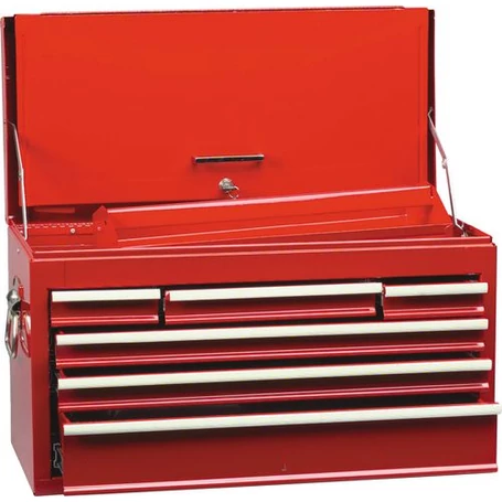 Szerszámos láda, 6 fiókos Szín: Piros, 670mm x 315mm x 385mm 