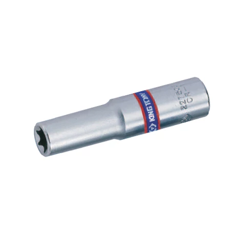 TORX hosszú dugókulcs 1/4"meghajtással E 8