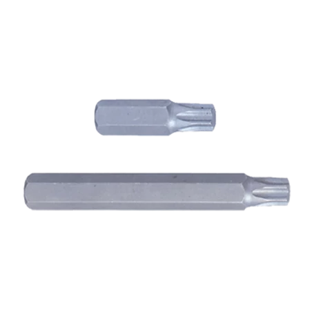 Torx bithegy T10x 80mm, hosszú, 10mm-es befogással  