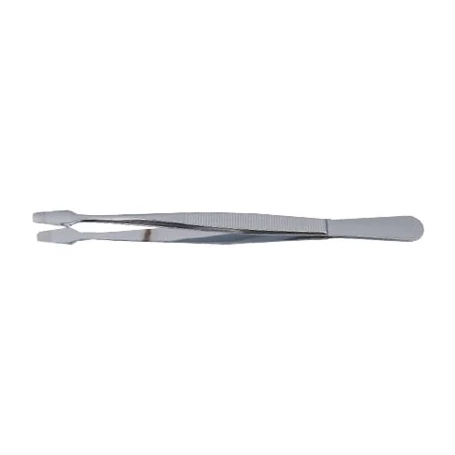 Lapos pengéjű precíziós csipesz 120mm