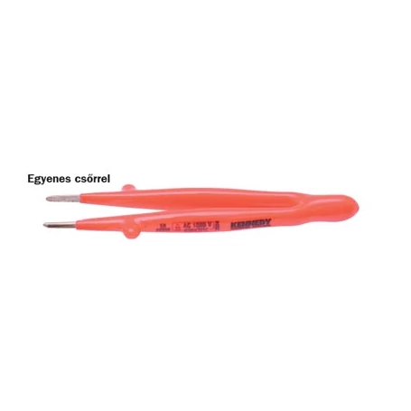 Szigetelt csipesz 145mm-es egyenes