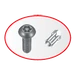 Hajlított, furatos, extra hosszú Torx  kulcs  T15