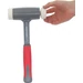 Visszaütésmentes nylon kalapács cserélhető betéttel, fejátmérő: 50 mm
